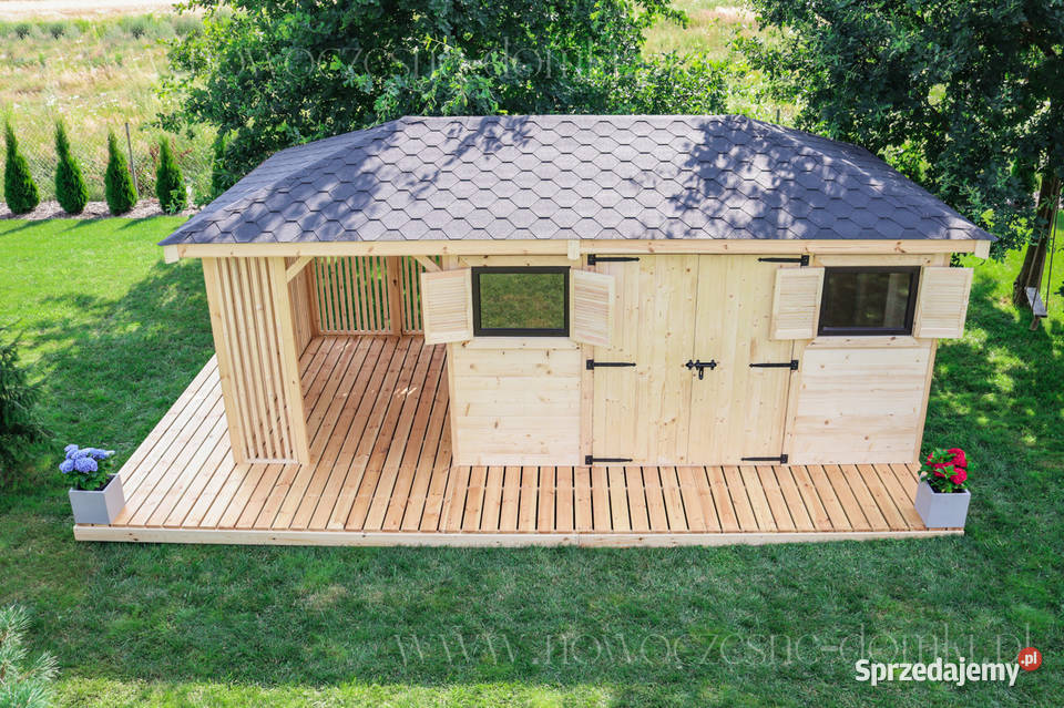 Domek narzędziowy Altana ogrodowa 4x6m Torino 1 Domki narzędziowe Łomża