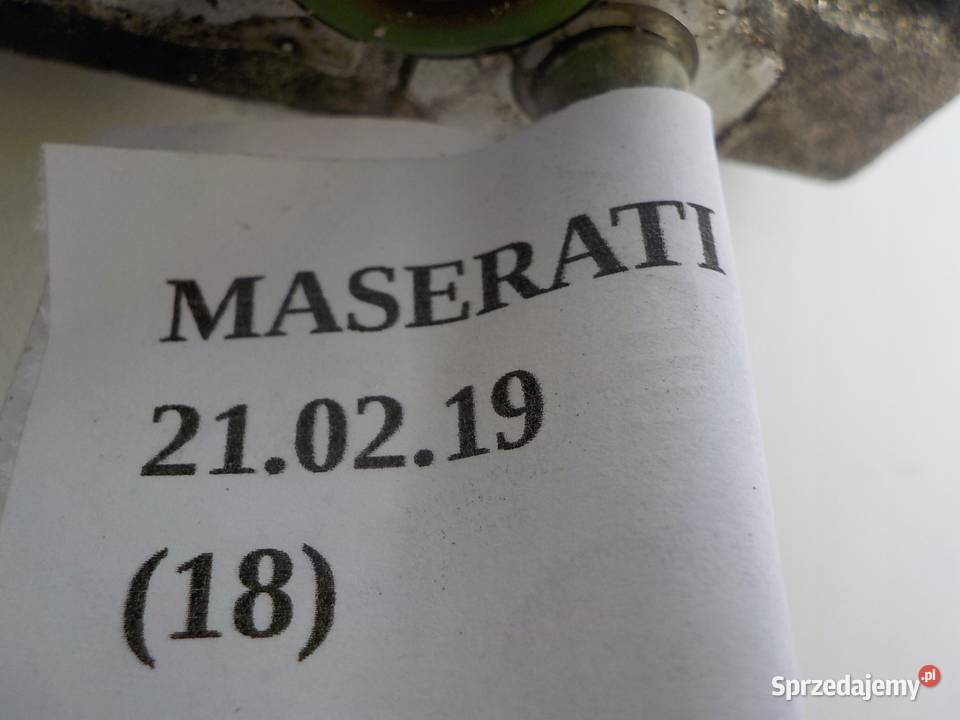 MASERATI GHIBLI 30D CHŁODNICA CHŁODNICZKA EGR Nowy Tomyśl