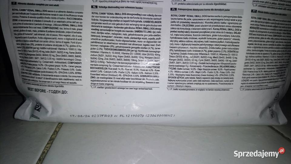 Karma Royal Canin RENAL SMALL DOGS 14 Warszawa