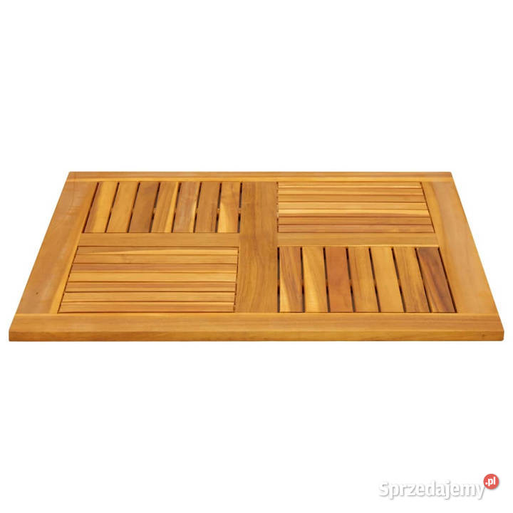 Blat do stołu 80x80x22 kwadratowy lite drewno