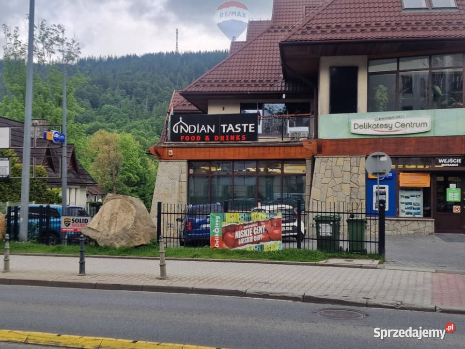ZAKOPANE LOKAL USŁUGOWY 307 m POD MARKET małopolskie sprzedam