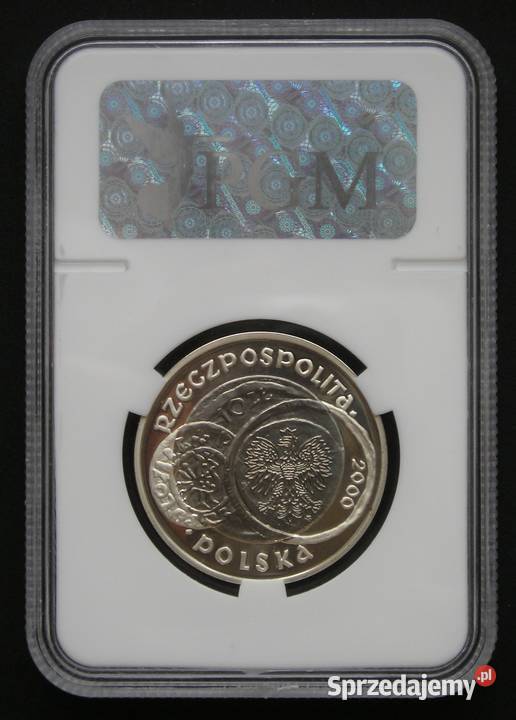 Polska 10 złotych 2000 SREBRO Zjazd w Gnieźnie sprzedam