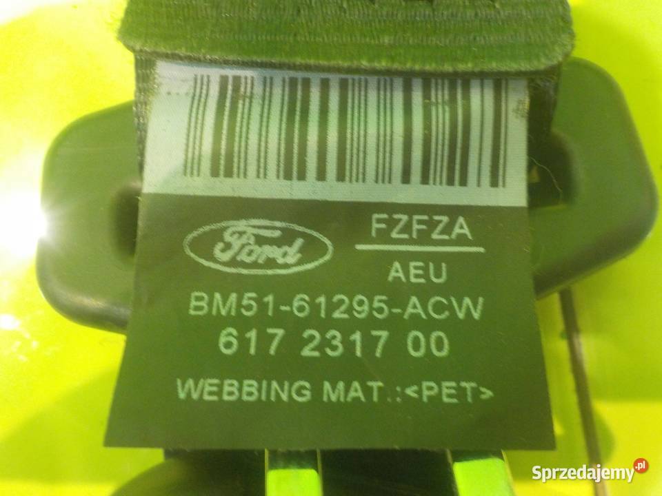 FORD FOCUS MK3 12r HB 5D pas bezpieczenstwa lewy mazowieckie sprzedam
