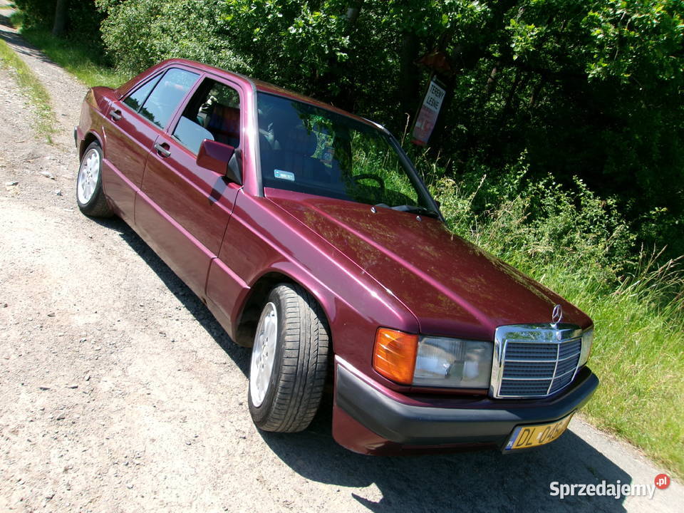 MERCEDES 190 AVANTGARDE ROSSO benzyna Motoryzacja dolnośląskie Świerzawa