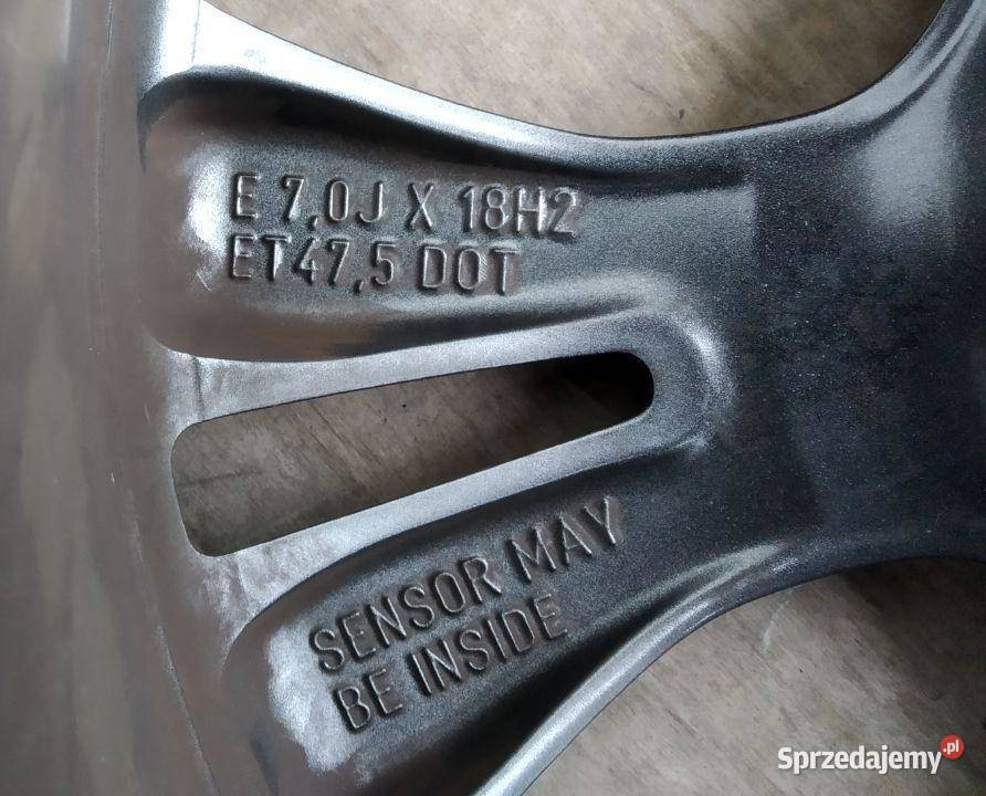 FORD FIESTA MK7 FELGA ALUMINIOWA 18 7x18 et475 Opony i felgi