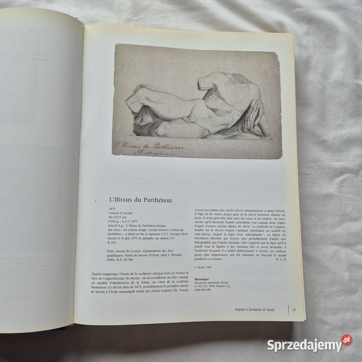 Seurat katalog wystawy w Grand Palais 1991r Poradniki, albumy i reportaże Brzesko
