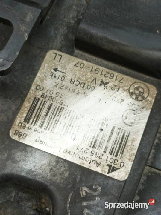 LAMPA PRZÓD LEWA XENON LIFT EU LCI 716219107 Bmw