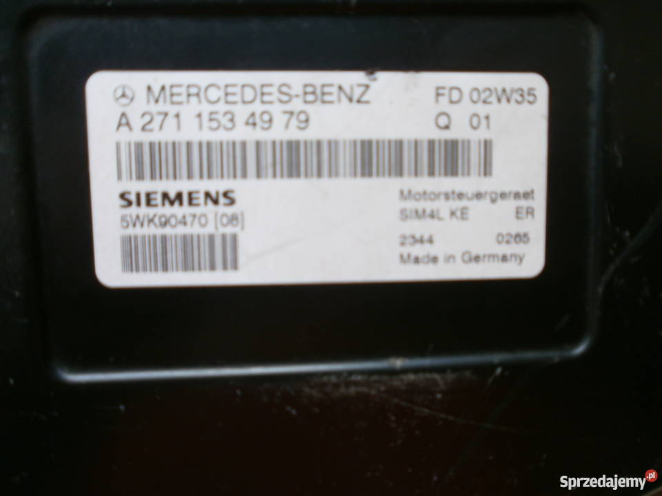 komputer silnika Mercedes W203 A 2711534979 Zielona Góra
