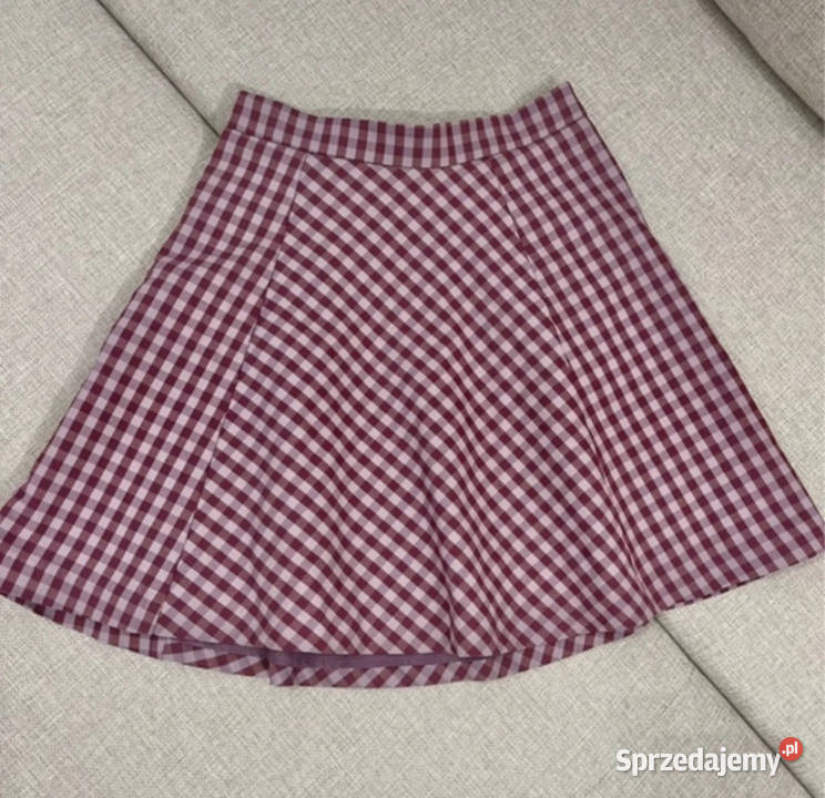 Różowoczerwona rozkloszowana do tenisa spódnica Łódź