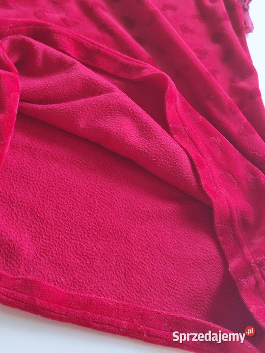 Japońska sukienka welurowa w serduszka HM 104 Rozmiar 104 Katowice