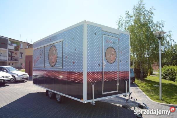 Nowa przyczepa EPINO 25m gastronomiczne Ponin