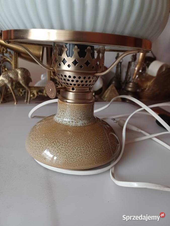 Piękna lampka stołowa z czasów PRL Wałbrzych wielkopolskie Poznań