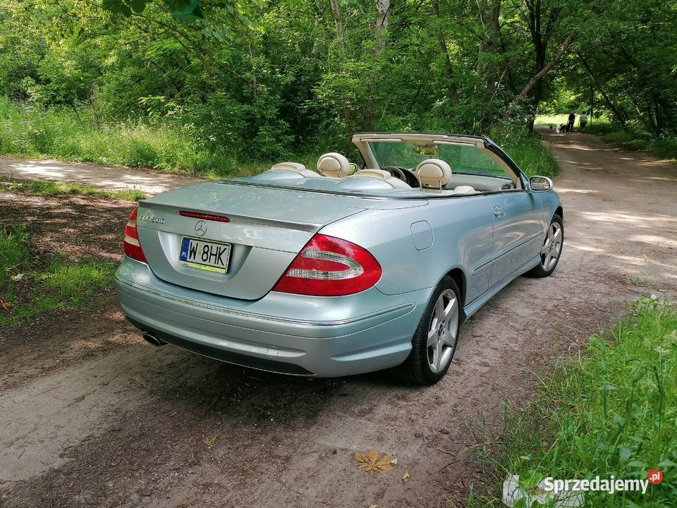 Mercedes Clk 500 cabrio a209 7g niski przebieg klimatyzacja mazowieckie Warszawa sprzedam