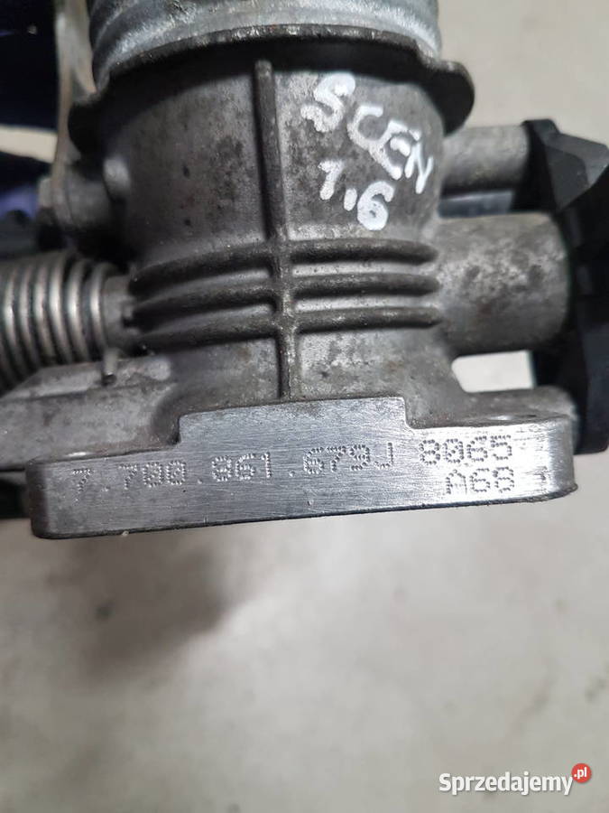 RENAULT 16 8V PRZEPUSTNICA POWIETRZA SILNICZEK Rok produkcji 1997 Przepustnice Turek