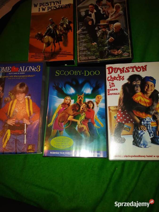 Kasety VHS zestaw 5 lekturymłodziez 3 i więcej świętokrzyskie Zagnańsk