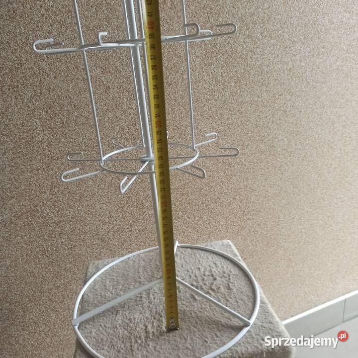 Stojak obrotowy na biżuterię breloczki