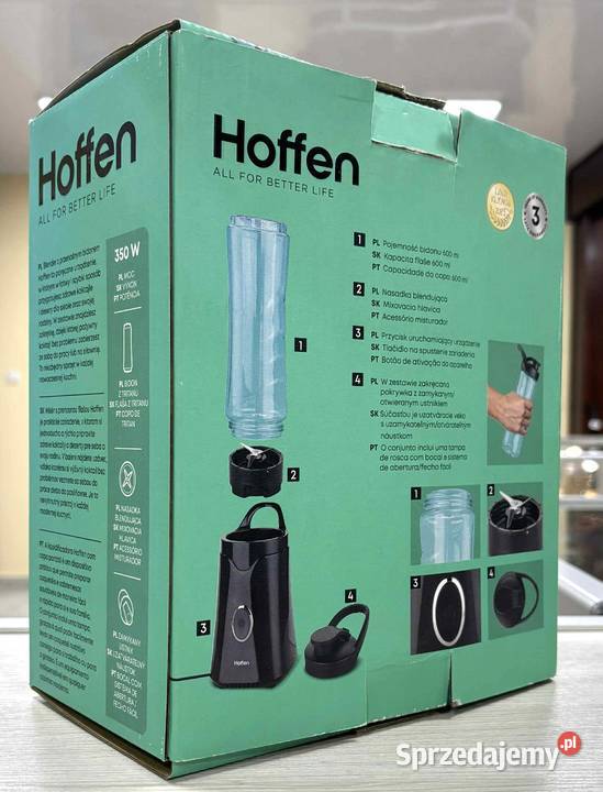 Nowy Blender Hoffen 350W czarny Elbląg