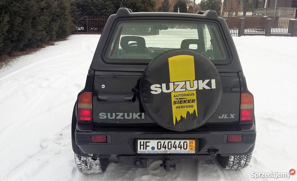 SUZUKI VITARA 16 V8 HARDTOP OPŁATACH welurowa tapicerka