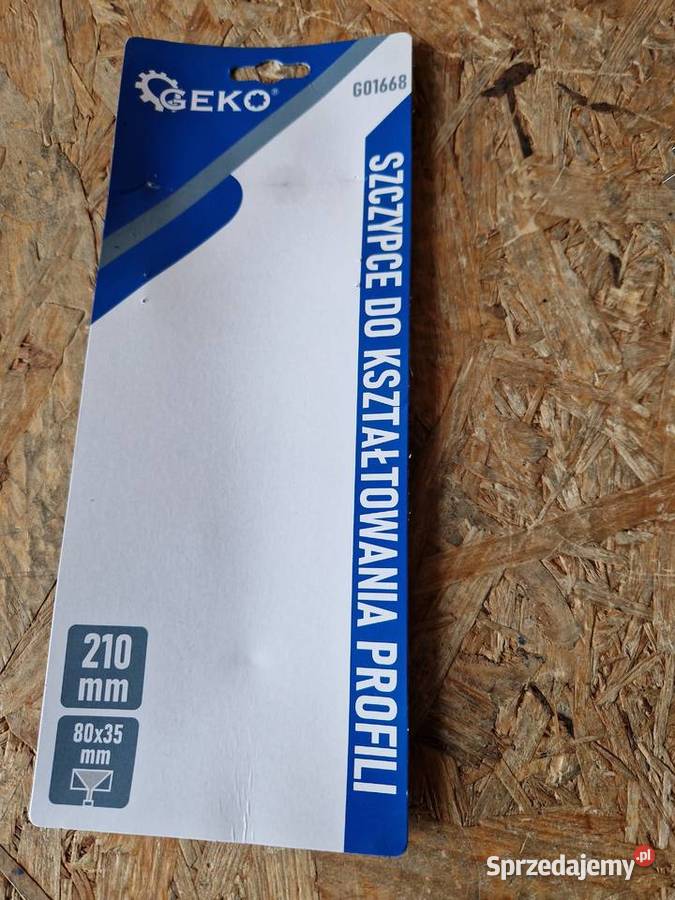 Szczypce kleszcze blacharskie dekarskie wygięte