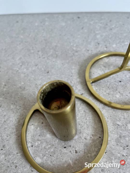 Świeczniki złote HM home zestaw świeczników Świeczniki Warszawa sprzedam