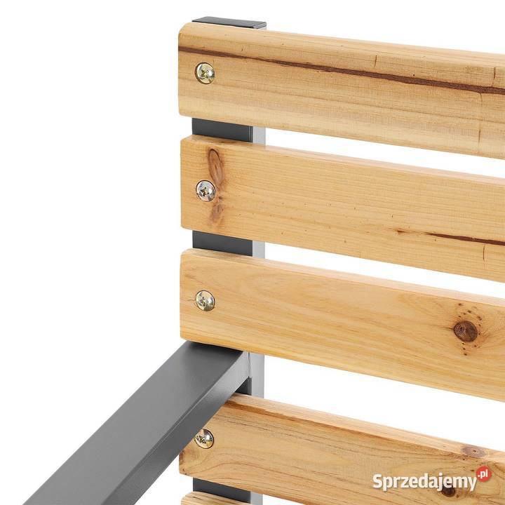 Ławka ogrodowa 120 z oparciem parkowa drewniana