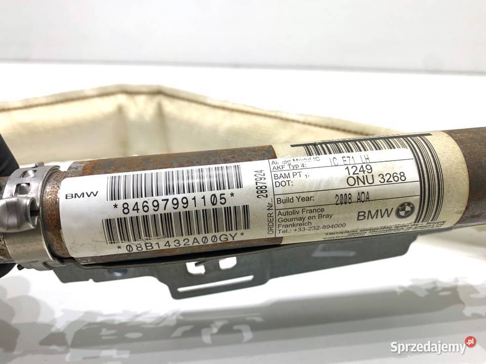 KURTYNA POWIETRZNA LEWY BMW E71 SUV 0714 AIRBAG podkarpackie