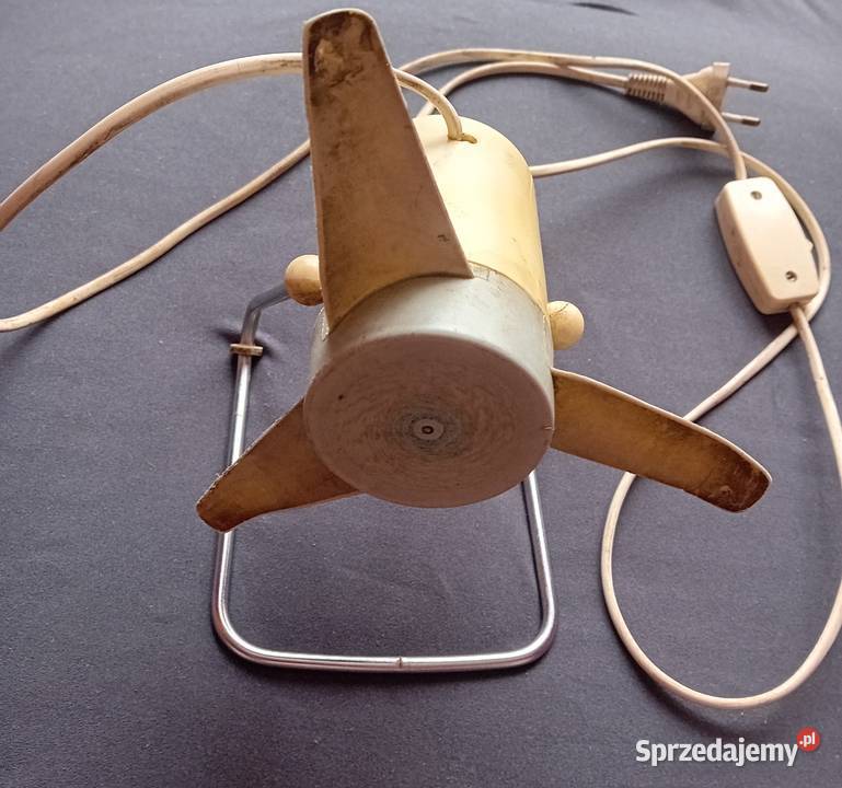 Wentylator na biurko 220 V 15 W PRL Sprawny Pozostałe Koźminek