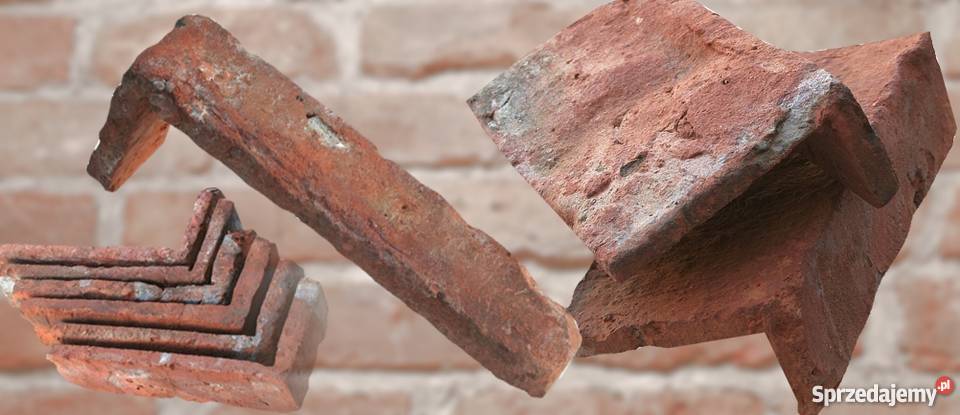 Cegła rozbiórkowa ściana z cegły płytki narożne Słupno sprzedam