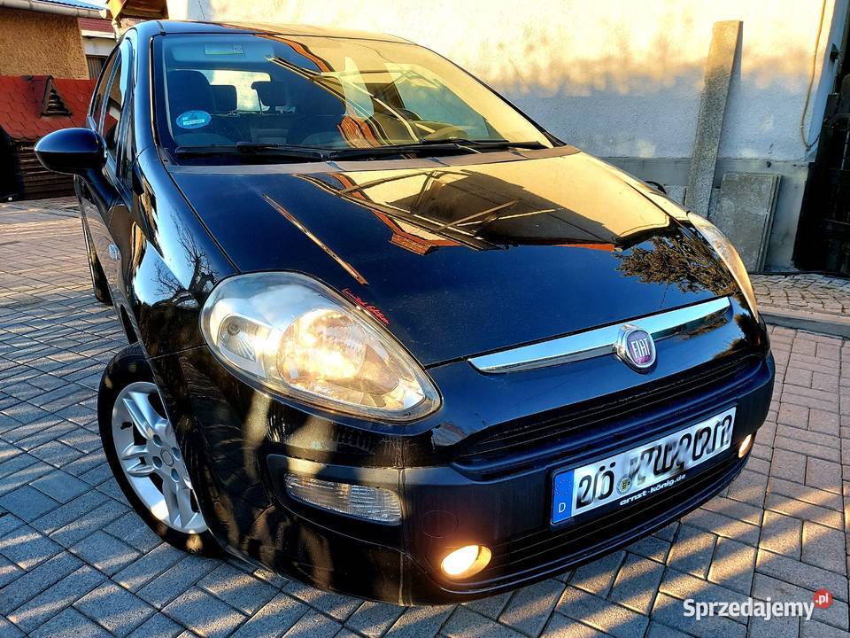 Fiat Punto Evo Benzyna 2010 Klima Alu Oryginał światła do jazdy dziennej
