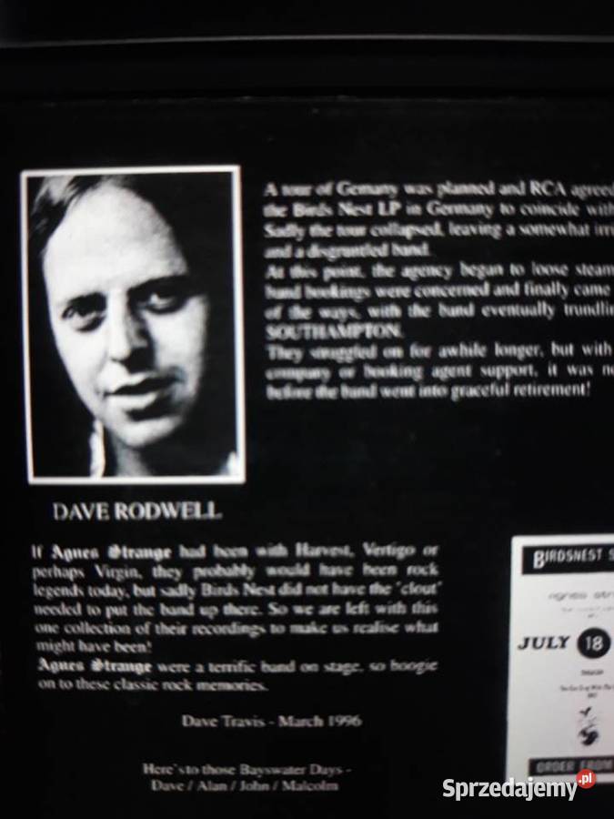 Archiwalne wykopalisk Hard Rocka AGNES STRANGE