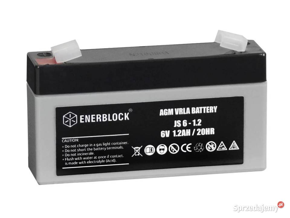 Akumulator ENERBLOCK AGM JS612 6V 12Ah Wrocław