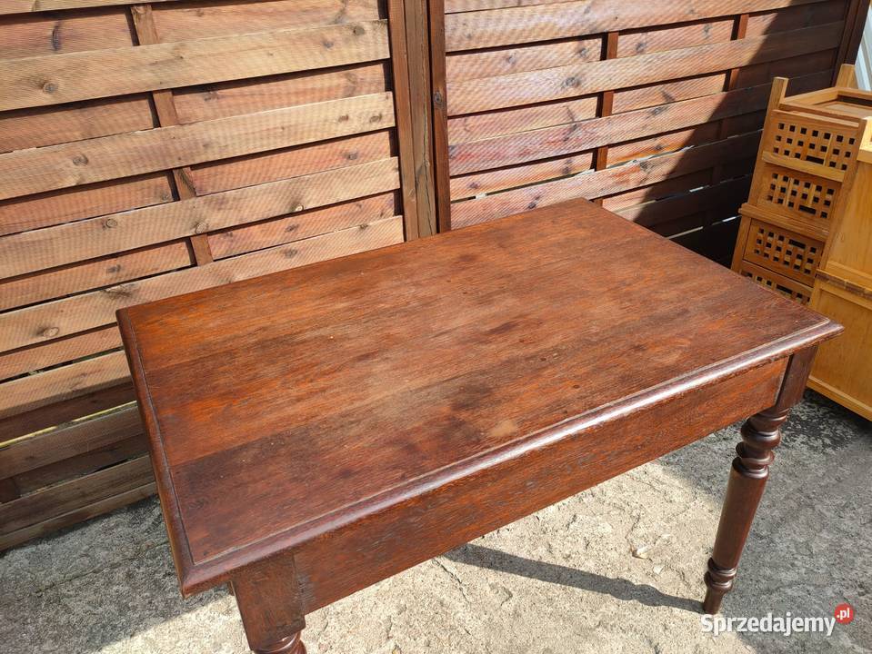 Drewniany stół stylowy piękny unikatowy Warszawa