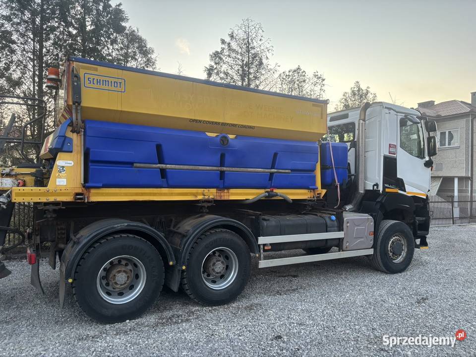 Renault K380 6x6 2016 Piaskarka solarka schmidt automatyczna Pługi (piaskarki) Ropczyce