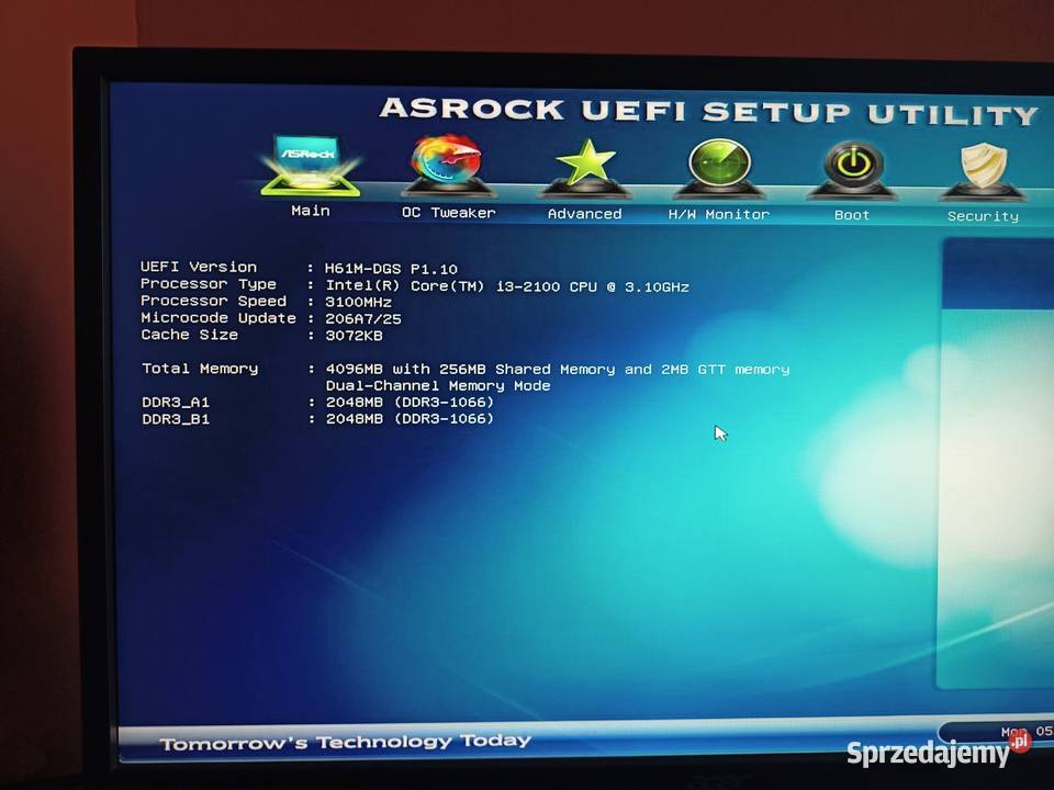 Komputer Micro ATX płyta ASRock H61MDGS Pozostałe Legnica