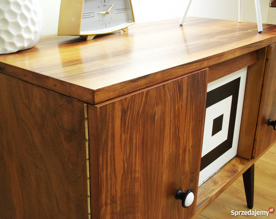 Konsola komoda szafka RTV z barkiem VINTAGE loft Warszawa