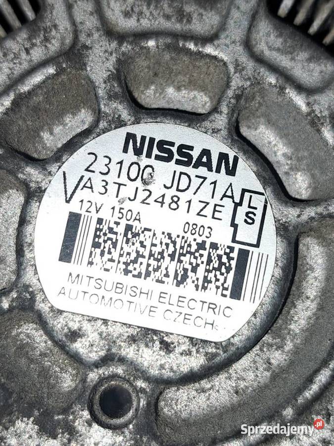 Alternator Nissan Qashqai J 10 20 dci Łaszczów