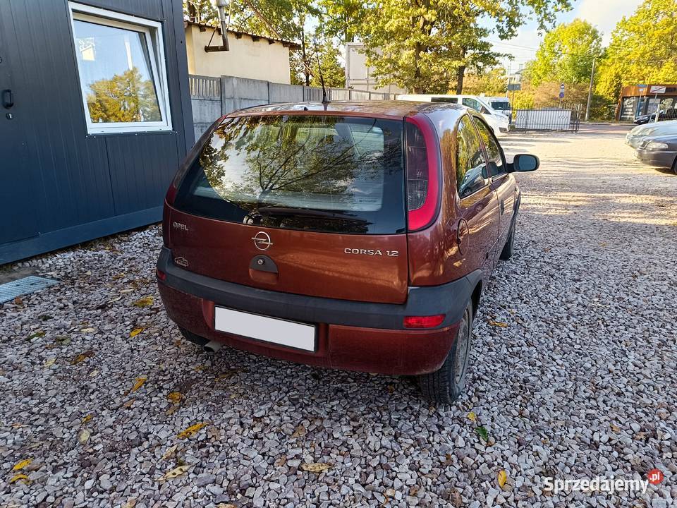 OPEL CORSA 2001 12 B 75 SPRAWNY benzyna Warszawa