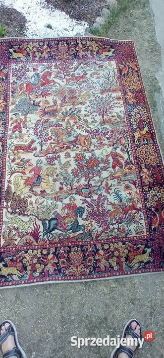 Dywan wełniany 170 x 140 dolnośląskie Wrocław