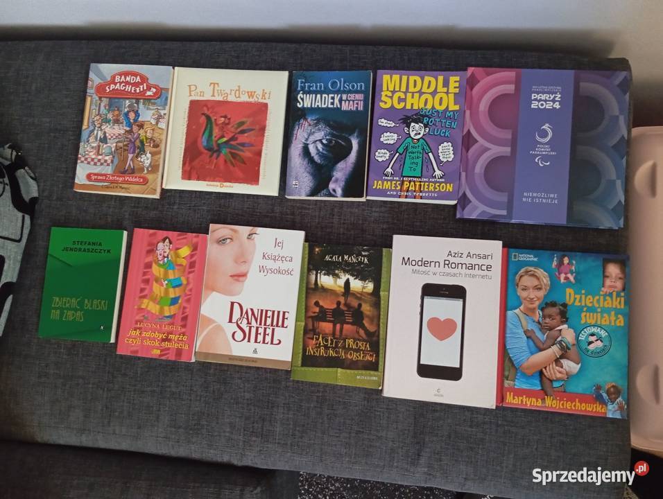 11 książek zestaw mix sprzedam