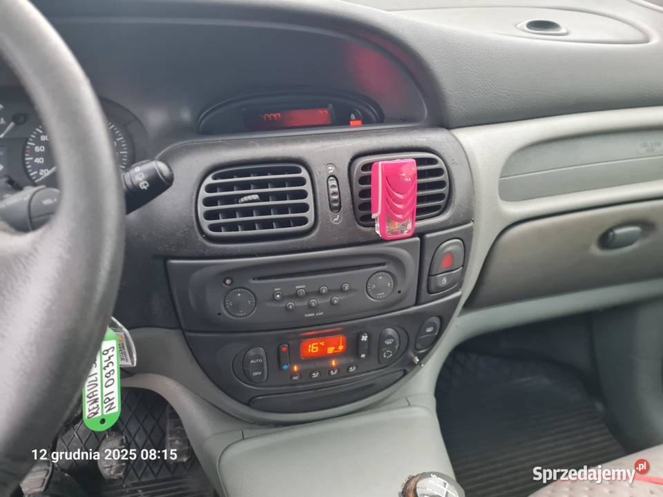 SCENIC sprawny z opłatami 2001r podlaskie Grajewo