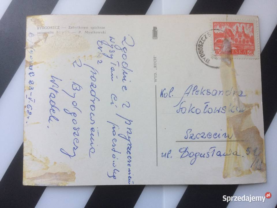 1091 Widokówka Bydgoszcz Szczecin