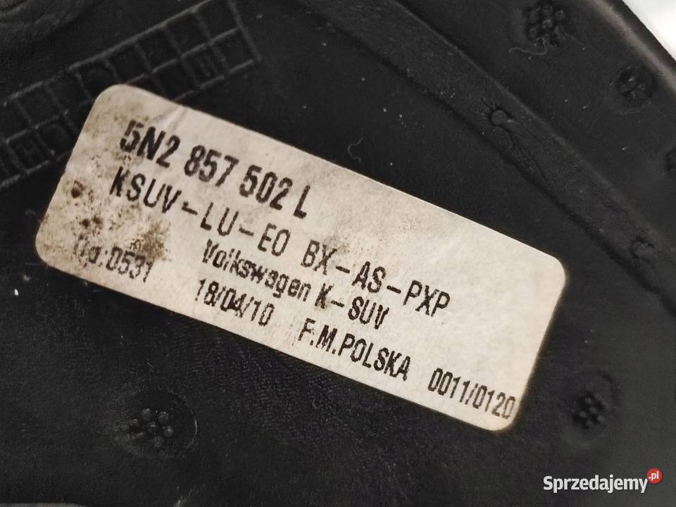 VOLKSWAGEN TIGUAN I 10r lusterko prawe Lusterka zewnętrzne Kielce