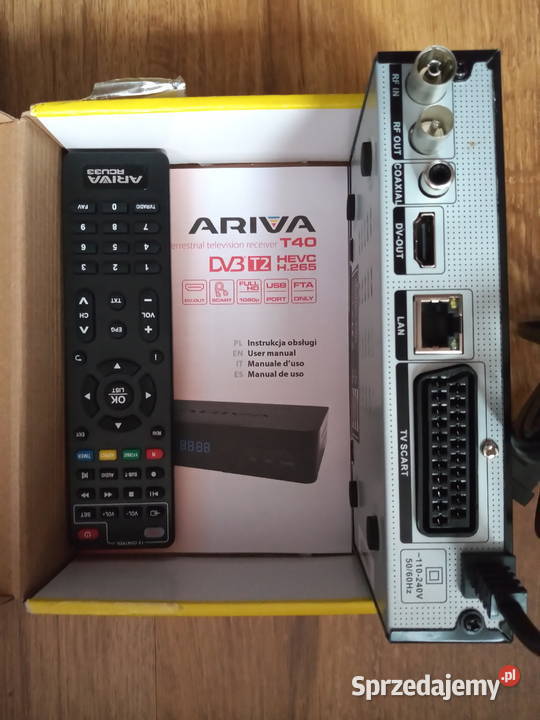 dekoder tuner dvbt2 Ariva T40 Wrocław