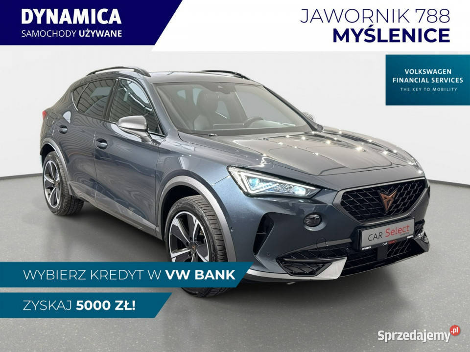 Cupra Formentor VAT 23 15TSI 150 M6 2022 r salon Zarejestrowany w Polsce Myślenice sprzedam