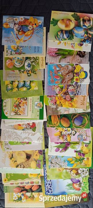 MEGA KOLEKCJA pocztówek Wielkanocnych Katowice