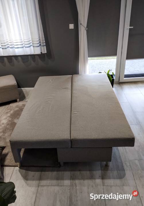 Kompaktowa kanapa sofa z pufą dostawką funkcja Baczyna
