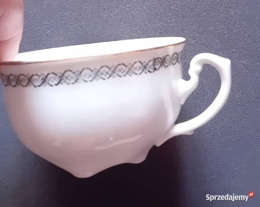 Filiżanka Ćmielów fason 520 Sygnatura z okresu Koźminek