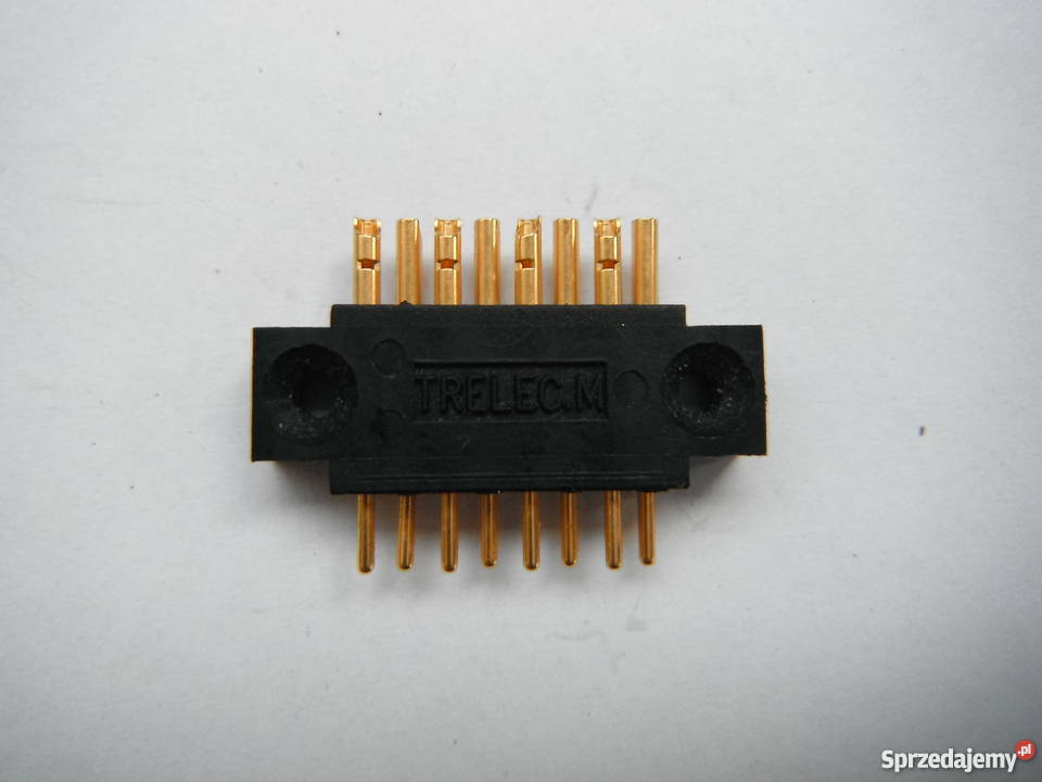 Złącze 8 pin pozłacane TRELECM lutowane na kabel mazowieckie Chlewiska