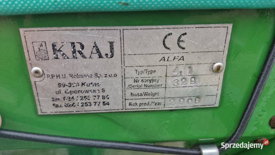 Siewnik do poplonu unia alfa