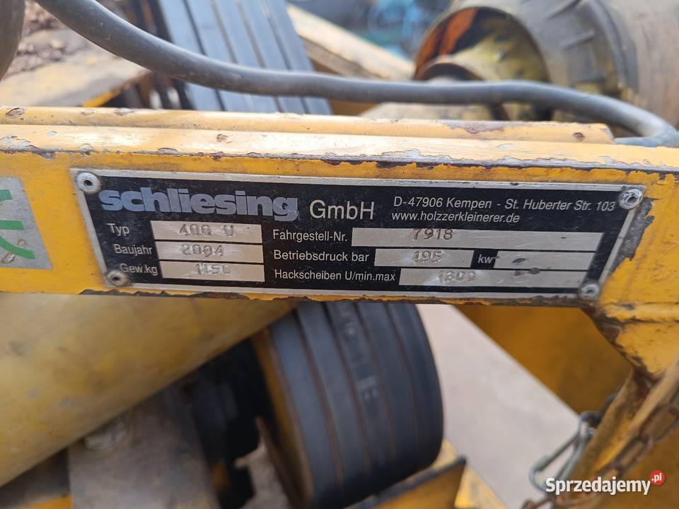 Rębak Schleising mx 400 u unimog